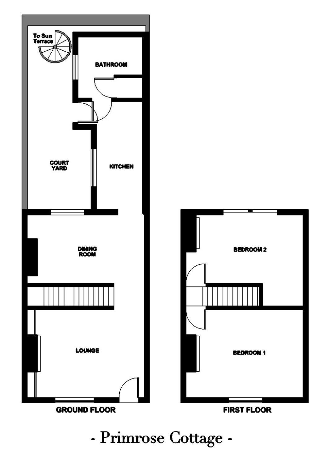 Primrose Cottage - With Private Courtyard & Sun Terrace In Central บาธ ภายนอก รูปภาพ